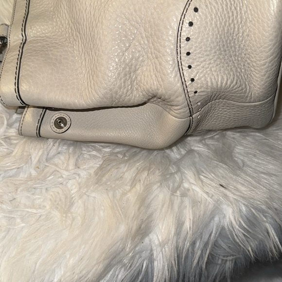 Coach Bone Leather Hampton Tassel Tote GUC - Picture 6 of 10